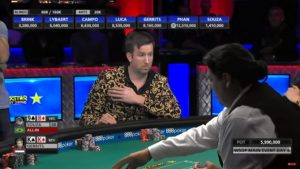 Una mano surreale: il brasiliano Souza chiama i resti con 9-8 a 37 left nel Main Event