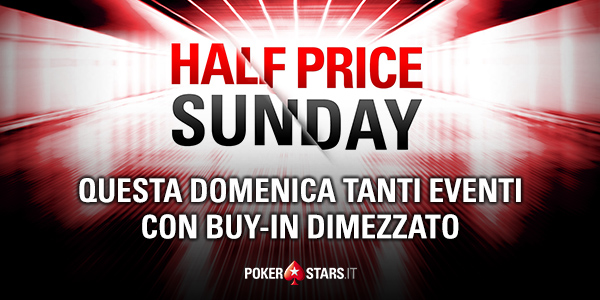 Half price pokerstars