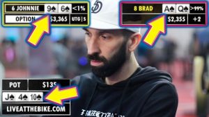 Johnnie Moreno e un hero fold pazzesco: passa colore sul flop, l'avversario aveva il nuts!