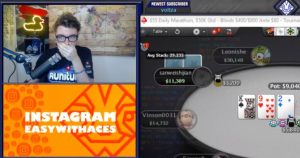 Il misclick di "easywithaces": vuole giocare un torneo da $5, si iscrive per sbaglio al WCOOP da $535