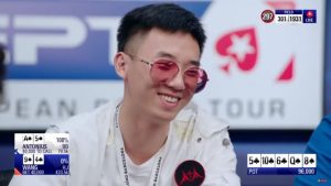 Dalla Cina con furore: Haoxiang Wang mostra come si domina un EPT bluffando tutti