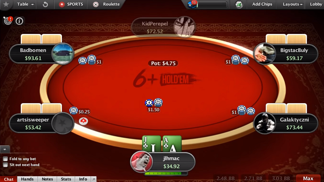 6+ Hold'em strategia