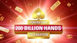 PokerStars: servita la 200 miliardesima mano dal 2001 ad oggi, il vincitore dello storico pot è "KeySssi"