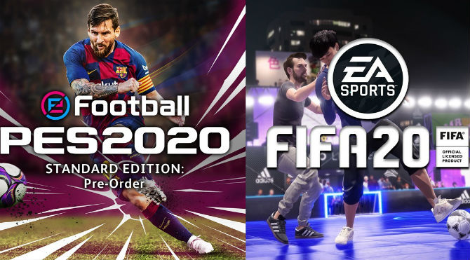 FIFA 20 vs PES 20