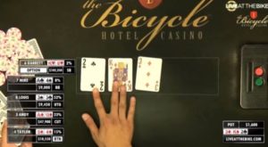 Amate i progetti nel poker? Guardate al bike che incroci su un flop incredibile (video)