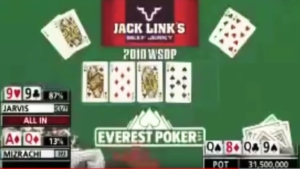 Quando la sala è una bolgia e vinci il pot 7 left alle WSOP...in questa maniera!