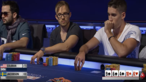 Quando Jacobson ne fece tre in bianco, ma Colman lo aspettò al river (Video)