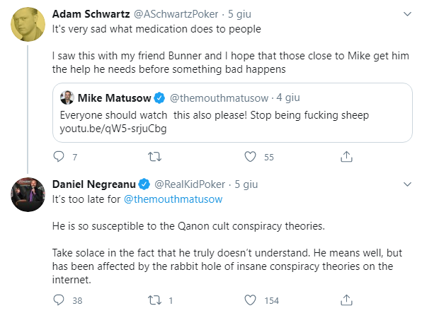 Mike Matusow tweet