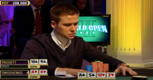 World Open 6: Trickett legge Timoshenko, check-raisa al river e trionfa (Video)