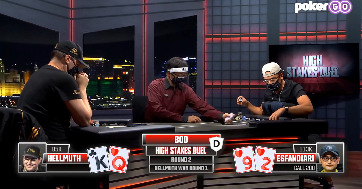 Phil Hellmuth vs Antonio Esfandiari