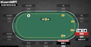 Giocare ( o non giocare) una coppia di 9 fuori posizione contro una Three-Bet