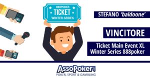 Club del Poker: ecco "baldoone", giocherà il Main Event delle 888 XL Winter Series