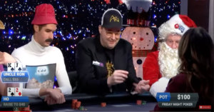 La partita natalizia tra Hellmuth, Moneymaker, Negreanu, Esfandiari e Maria Ho!