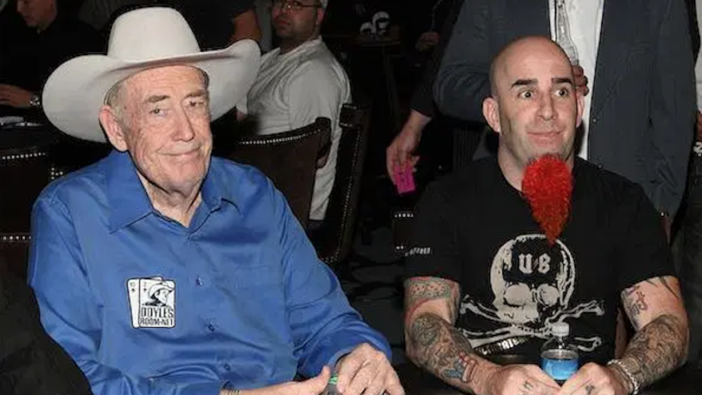 Doyle Brunson insieme a Scott Ian