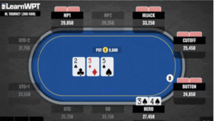 Strategia poker: suited connectors con draw trovato al flop. Cosa facciamo da Small Blind?