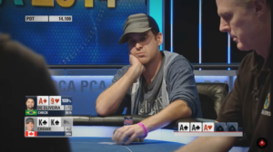 Quads di Assi al flop al PCA. De Olivera troppo timido? [ Video ]