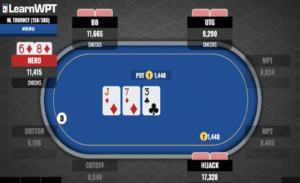 Il flush draw al flop: cosa facciamo fuori posizione? Fold, call o check-raise?