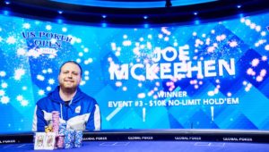 US Poker Open: Joe McKeehen trionfa in carrozza e shippa con un doppio out