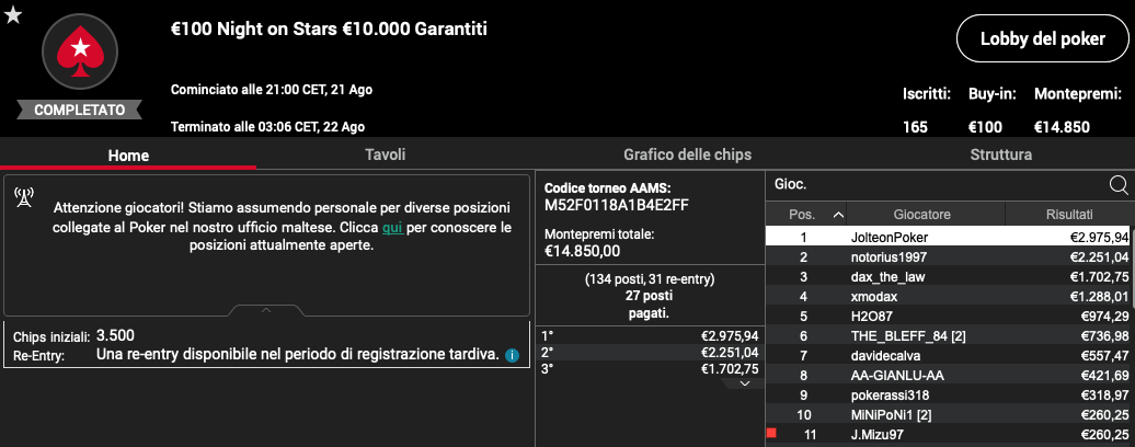 JolteonPoker