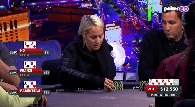 Poker Setelah Gelap, Joelle Parenteau