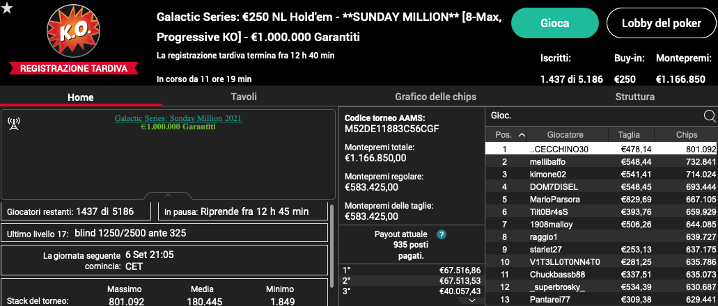 Sunday Million