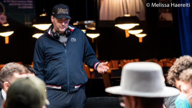 Phil Helllmuth Courtesy Pokernews $ Melissa Haereiti