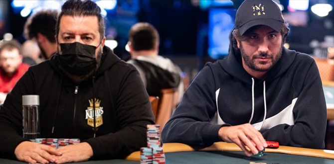 Max Pescatori e Dario Sammartino (Courtesy PokerNews)