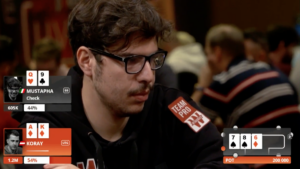 Il bluff in All In di Mustapha Kanit al partypoker SHR di Barcellona
