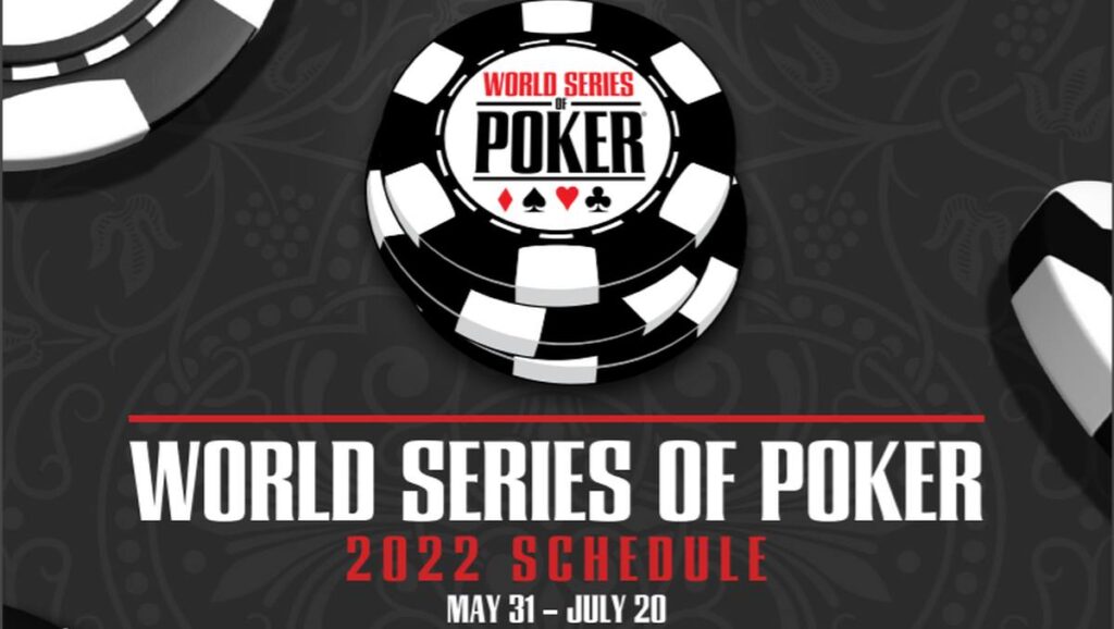 calendario wsop 2022