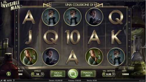 The Invisible Man: la slot "invisibile" di 888 Casino