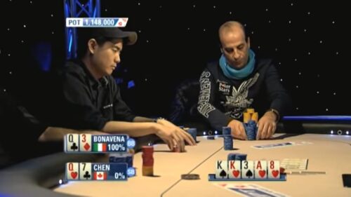 Poker amarcord: l'hero call di Salvatore Bonavena su Andrew Chen all' EPT Praga