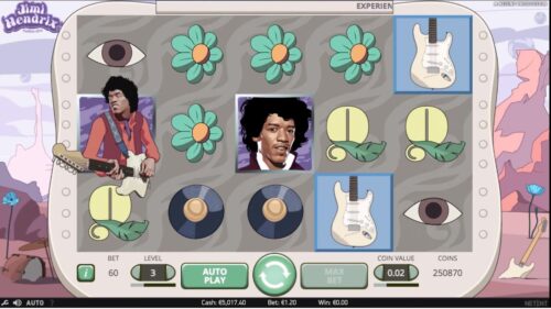 Jimi Hendrix, la slot online di 888 dedicata al re del rock