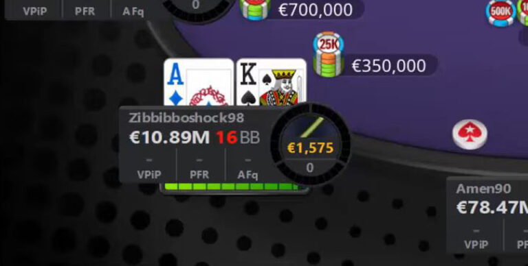 Sunday Million: AK per Zibbibboshock98