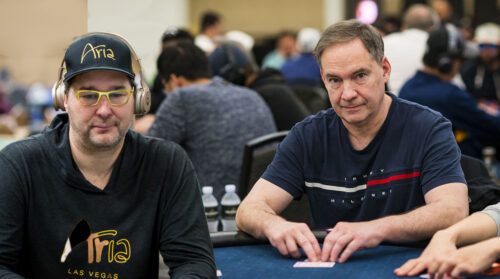 Phil Hellmuth e Ted Forrest