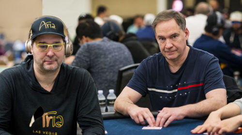 Phil Hellmuth e Ted Forrest