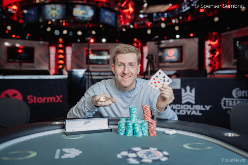 Ben Diebold, courtesy Pokernews & Spenser Sembrat