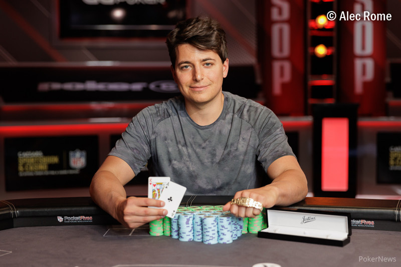 Jake Schindler courtesy Pokernews & Alec Rome