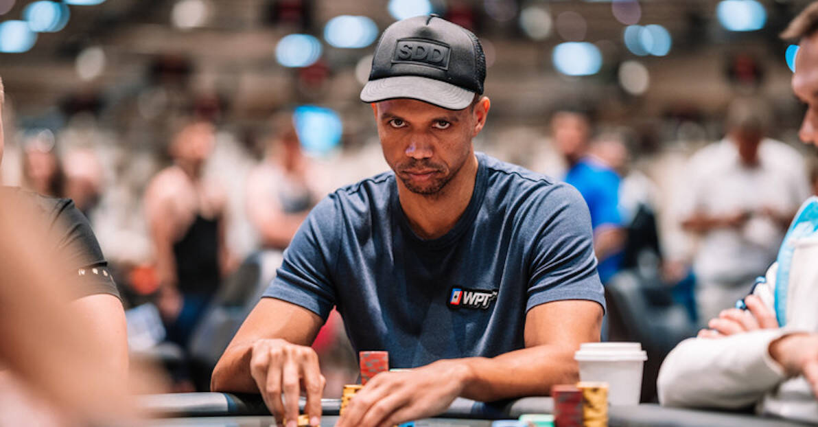 Phil Ivey courtesy Pokernews & Spenser Sembrat