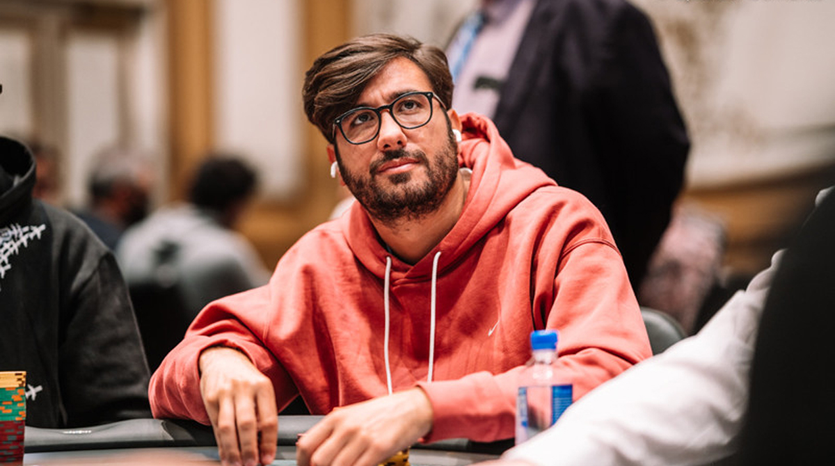 Dario Sammartino (Courtesy PokerNews & Spenser Sembrat)