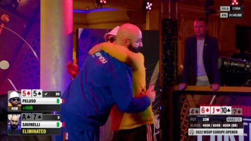 WSOPE 2022: guarda qui il video integrale del final day con 7 italiani e lo scontro finale Peluso-Savinelli