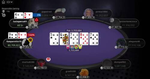 Video-replay a carte scoperte tavolo finale Sunday Million XIII