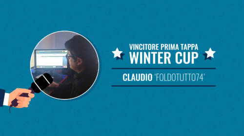 Claudio 'Foldotutto74' vince la Winter Cup: "Grazie al Club del Poker ho riniziato a giocare, il mio bankroll..."