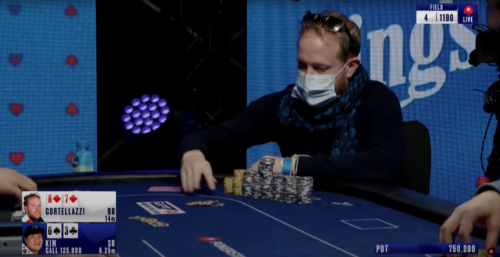 La blind war contro Kim con cui Andrea Cortellazzi portò il Main Event EPT Praga a 3 left [VIDEO]