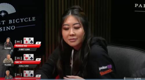 Maria Ho bluffa river e outplaya in bianco Nick e il suo trips [Video]