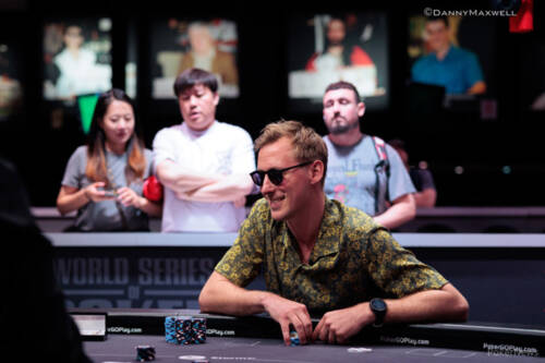L'all-in preflop con gli assi che ha eliminato Jans Arends dal 250k High Roller WSOP: la run ha tolto quello che aveva dato?