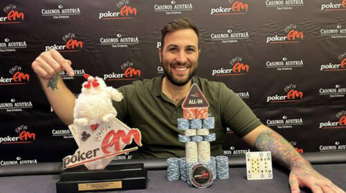 Nicola Angelini, dominio e trionfo da 154k al Poker EM Main Event