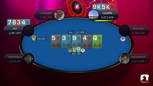 Video replay a carte scoperte: Domenico Gala 2° al PLO WCOOP contro Lena900, Kelopuro e Dzivielevski