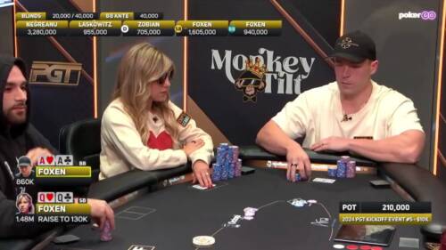 Kristen Foxen scoppia gli assi al marito Alex e poi vince il torneo!