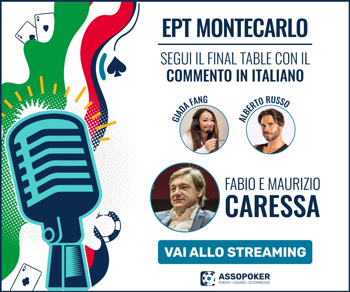 Fabio Caressa EPT Montecarlo