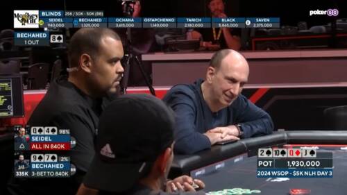 Il brutale mono-out che ha spento Erik Seidel al 5k WSOP